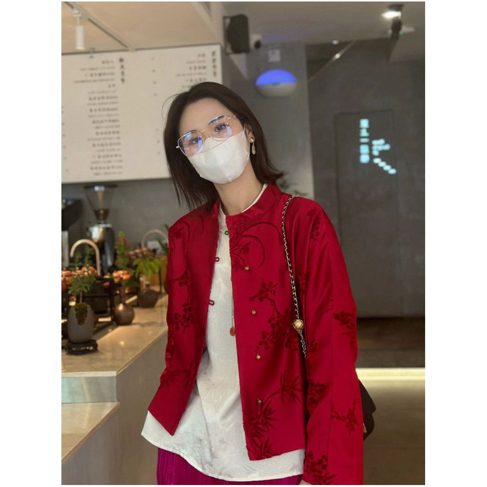 ASAYA5767 – Crimson Heritage Jacket ❤️✨
