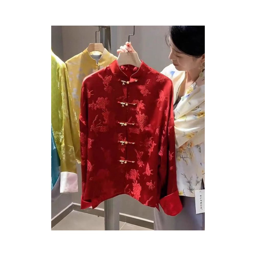 1867 people have added this to their favorites Spring and Autumn 2025 New Style New Chinese Style Niche High End Jacquard Button image 3