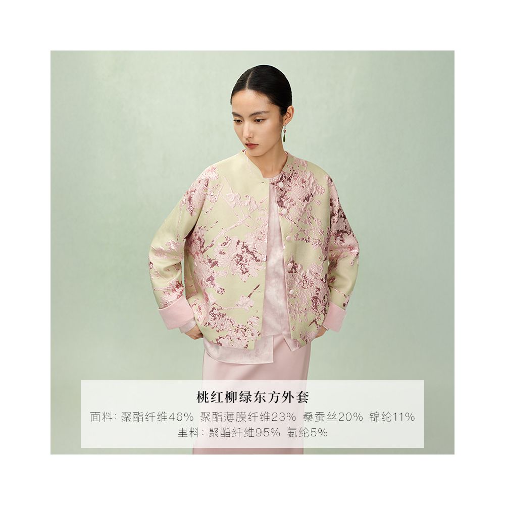 ASAYA5813 – Reversible Oriental Jacquard Jacket 🌸🖤