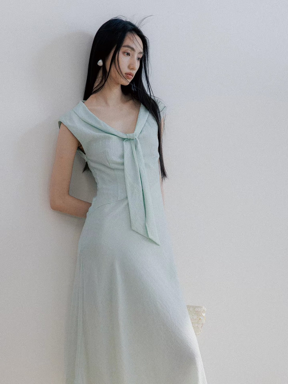 ASAYA7494 – Mint Élan Sailor Dress 🍃🕊️