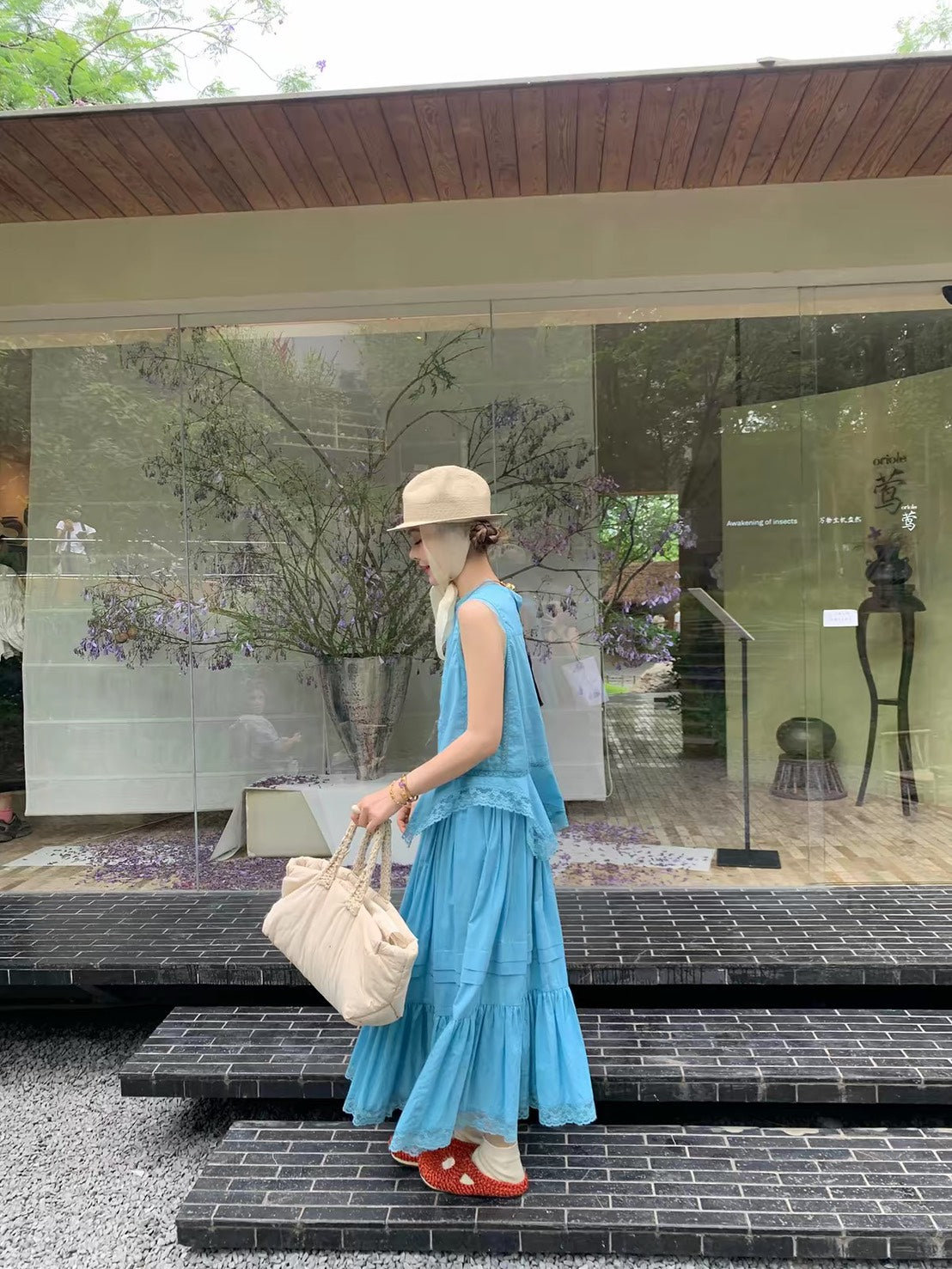 ASAYA7509 – Azure Lace Wander Set 🩵🌿