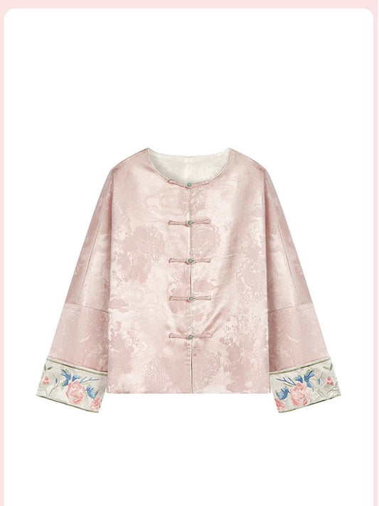 ASAYA4891 – Blossom Brocade Elegance Jacket 🌸✨