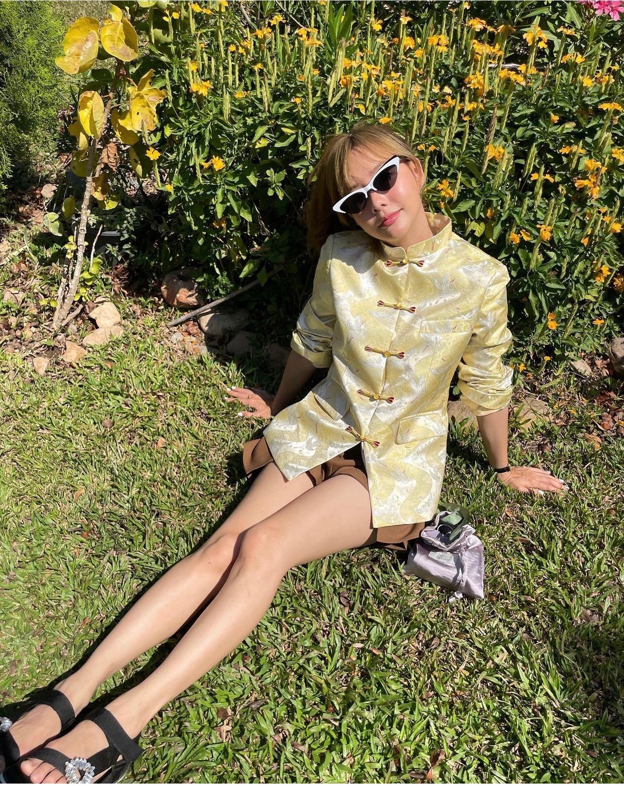 Luxury embroidered qipao top from Asaya Store